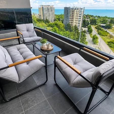 Apartament Panorama 72 Sea View Private Parking Ev Charger Varna